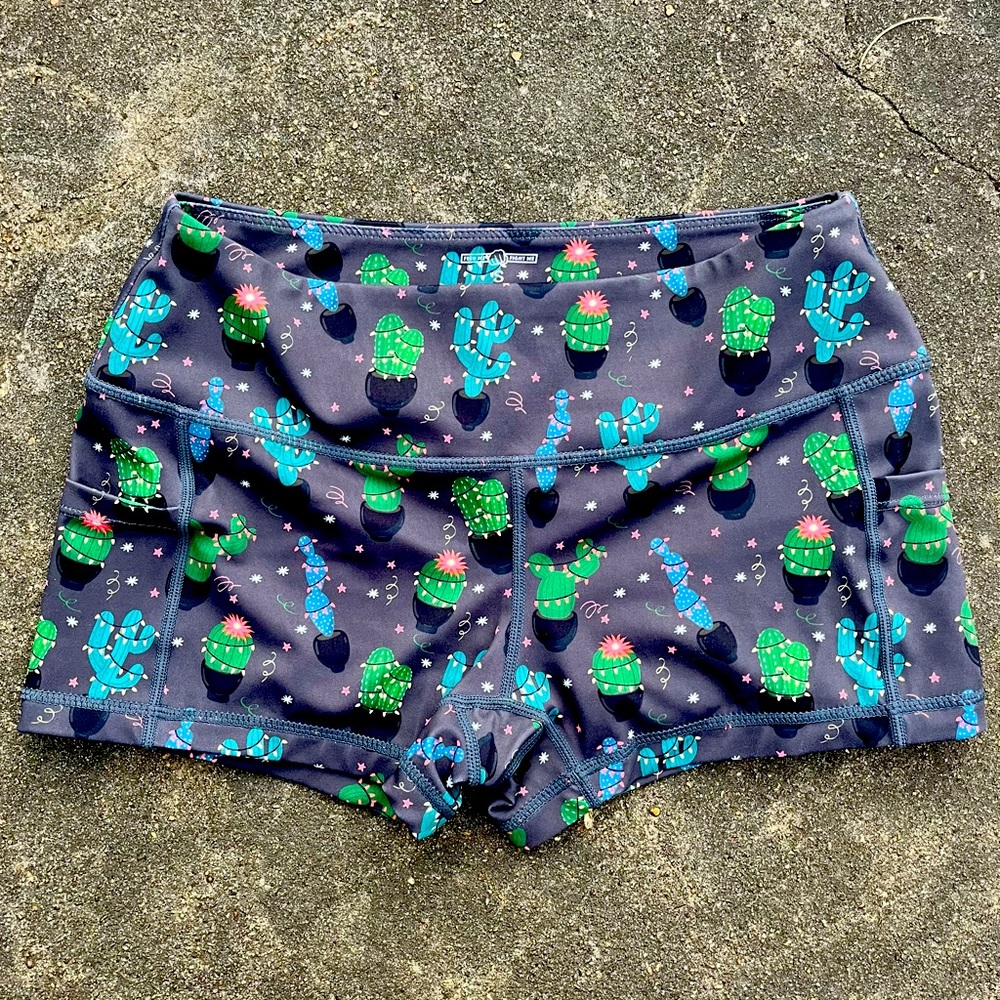 Feed Me Fight Me athletic shorts